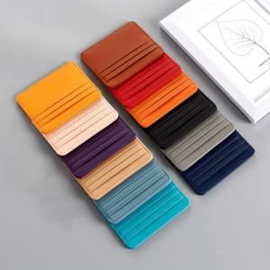 슬림 미니멀리스트 지갑, 전면 포켓 지갑, RFID 차단, 남성 및 여성을 위한 신용 카드 소지자