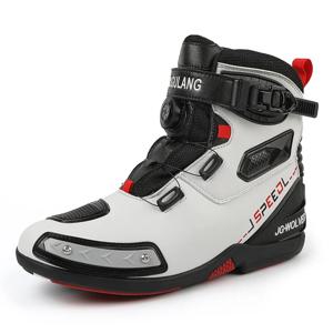 오토바이 부츠 사계절 남성용 플러스 사이즈 하이 탑 안전 보호 오토바이 신발 크로스 컨트리 부츠 야외 라이딩 부츠