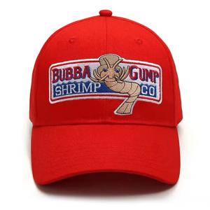 패션 디자인 모자 1994 BUBBA GUMP SHRIMP 야구 모자 남성 여성 스포츠 모자 여름 모자 수 놓은 캐주얼 모자 포레스트 검프 모자