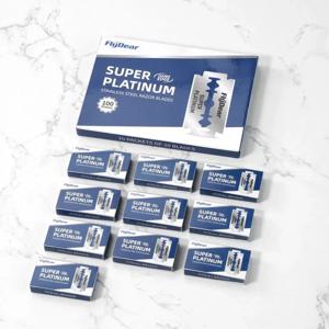 전문 이발사 도구 남성용 면도 및 제모를 위한 클래식 레트로 스테인레스 스틸 면도날이 있는 이중 가장자리 안전