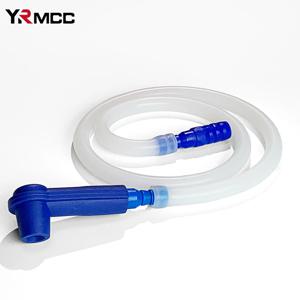 호스가있는 자동차 브레이크 유체 오일 교환 펌프 빈 배수 오일 블 리더 자동 브레이크 오일 링 커넥터 도구 연료 충전 장비