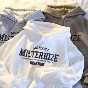 남성용 후드티 두꺼운 플리스 긴팔 후드 재킷 패셔너블 다용도 가을 겨울 캐주얼웨어