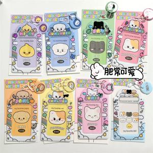 동물 플라스틱 카드 홀더, 소형 카드 폴라로이드 식사 카드, 버스 카드 보호 커버, 학생 배낭 펜던트 키 체인