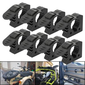 삽 마운트 루프 랙, 고무 빠른 주먹 클램프 장착 브래킷, 트럭 오버랜드 기어 오프로드 액세서리 용 벽 장착 키트