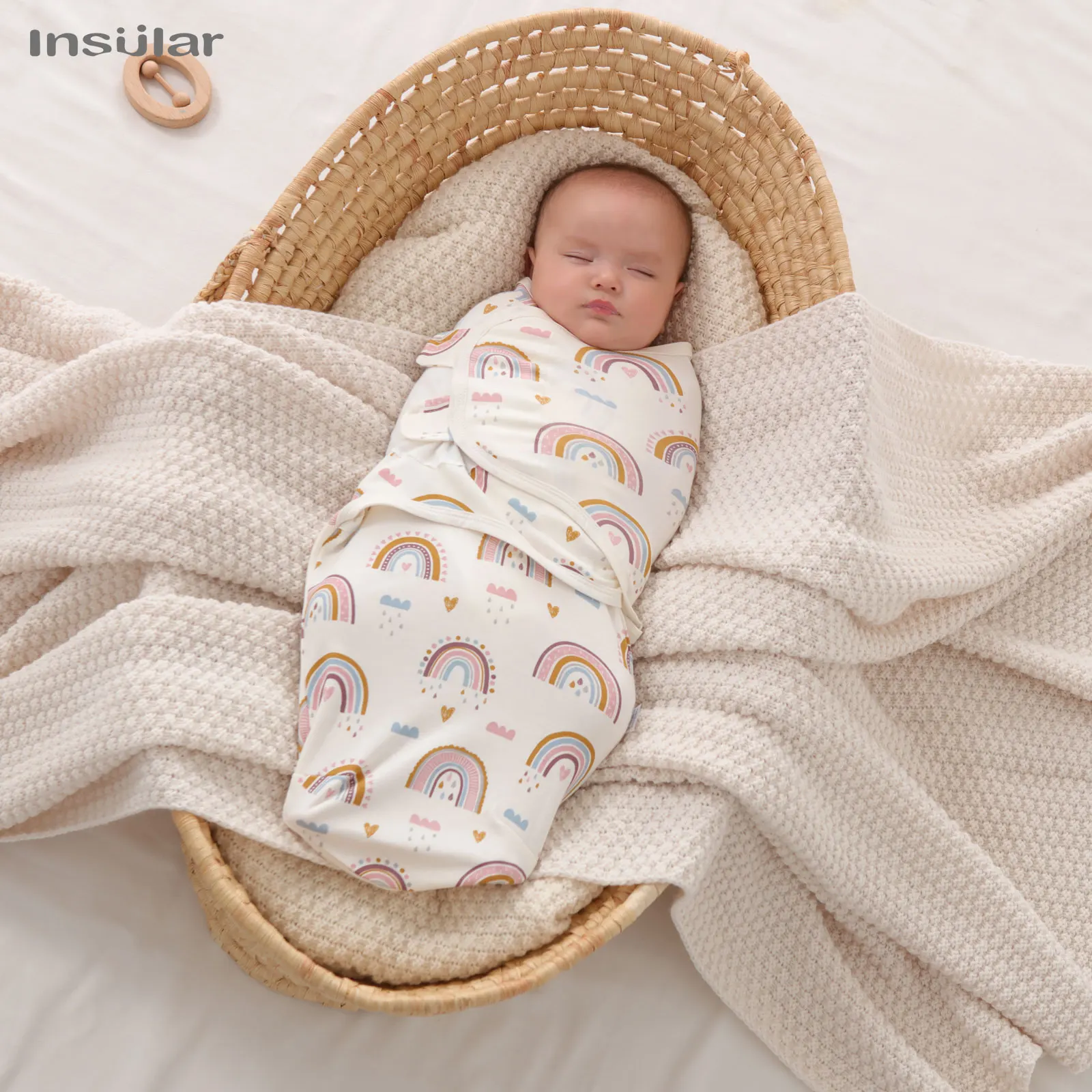 섬인 1pc 아기 Swaddle 랩 부드러운 누에 고치 아기 담요 신생아 Swaddle 랩 유아 랩 담요 따뜻한 아기 침구 담요