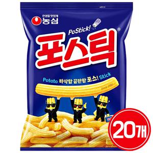 농심 포스틱 84g 20개