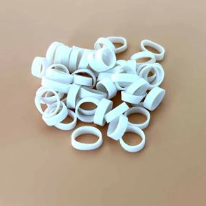 450pcs 고무 밴드 화이트 컬러 미니 높은 탄성 고무 밴드 용품 홈 오피스 편지지에 대 한 Stretchable 라텍스 반지