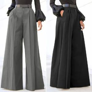 여성용 와이드 레그 팬츠 여성용 바지 Palazzo Pants 여름 프린트 크롭 린넨 VêTements Femme가있는 편안한 헐렁한 바지