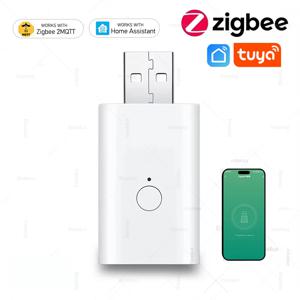 Tuya ZigBee 3.0 신호 리피터 스마트 라이프 앱용 USB 신호 증폭기 익스텐더 ZigBee Gateway Zigbee2mqtt 장치와 함께 작동