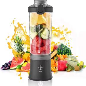 새로운 휴대용 블렌더 600ML 전기 Juicer 과일 믹서 4000mAh USB 충전식 스무디 미니 블렌더 개인 Juicer 다채로운
