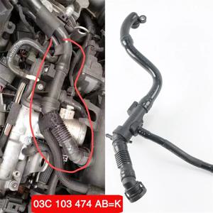 03C 103474 Jetta/Syncro Passat B7 CC Scirocco EOS 1.4T 환기 호스 03C용 AB EA111 103474 K-L49A