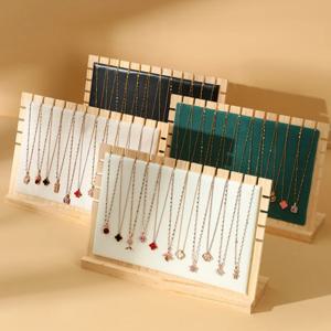 창의적인 원목 목걸이 프레임 패션 쥬얼리 디스플레이 프레임 펜던트 지지대 쥬얼리 디스플레이 소품