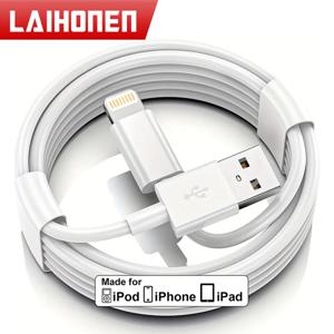 3pcs 1pc iPhone 충전기 케이블 번개 데이터 케이블 iPhone 13 12 1에 적합한 기존 MFi 인증 USB A 충전 케이블