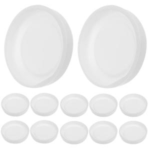   20 Pcs 플라스틱 엔드 캡 플러그 메일링 튜브 용 플러그 라운드 편리한 포스터 캡 공예 종이 작은 파이프 튜빙