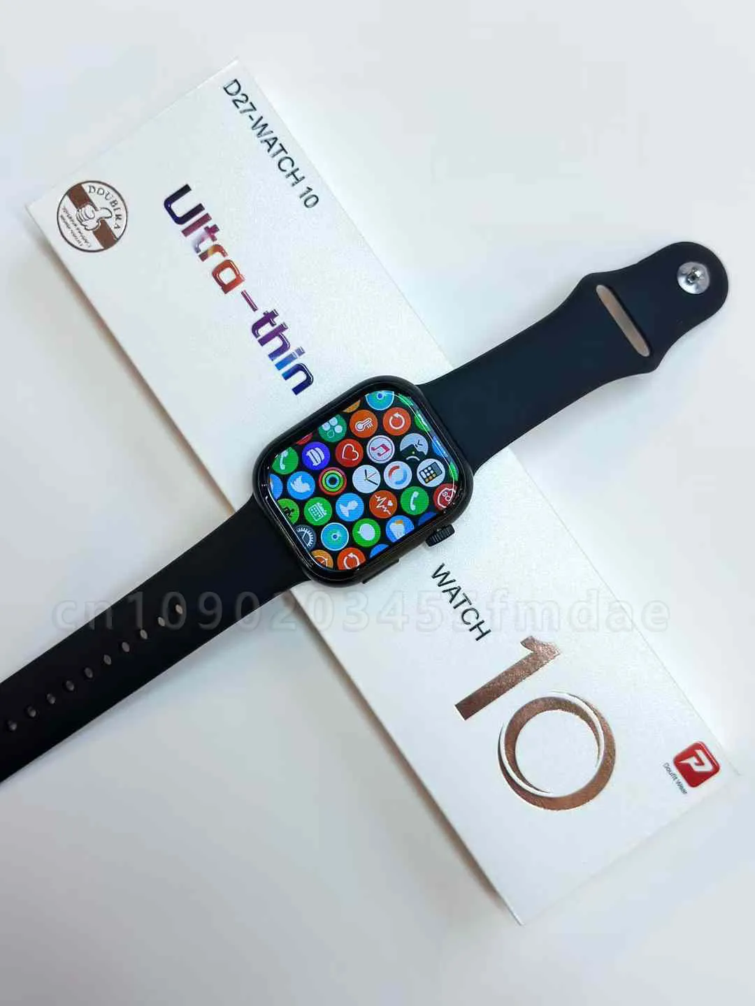 새로운 Watch10 시리즈 GPS 스마트 워치 남성 항상 디스플레이 심박수 체온 BT 통화 여성 방수 시리즈 Smartwatchs