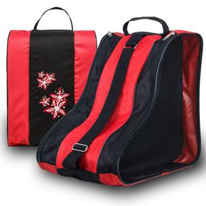 어린이 롤러 스케이트 가방 어린이 아이스 스케이트 가방 삼각형 인라인 스케이트 가방 옥스포드 천 스케이트 신발 운반 케이스 방수 스케이트 토트
