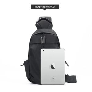 대용량 남성용 가슴 가방 패셔너블한 한국 스타일 비즈니스 캐주얼 다기능 여행용 숄더 크로스백