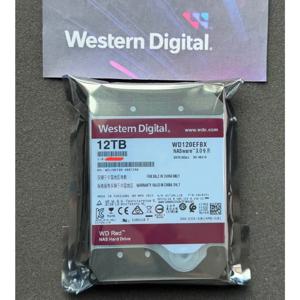 WD 12TB(WD120EFBX) NAS 빨간색 디스크 기업용 기계식 하드 디스크 7200 256m 캐시 SATA, 3.5인치 CMR