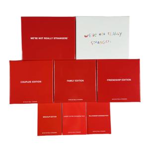 8가지 스타일 우리는 정말로 낯선 사람이 아닙니다 - 대화형 카드 게임 우정 가족 커플 에디션 - 가장 친한 친구 파티 카드