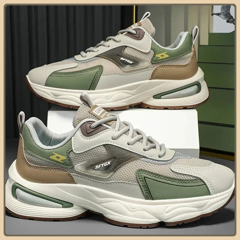 2025년 남성 필수품! 통기성 메쉬 운동화 - 야외 조깅 및 캐주얼 운동화에 이상적