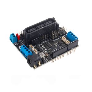 Arduino RC 로봇 자동차 또는 로봇 암용 UNO ESP32 PS2 조이스틱용 4채널 모터 및 8채널 서보가 포함된 실드 보드 6-12V