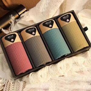 4pcs 남자 복서 반바지 얼음 실크 속옷 플러스 사이즈 속옷 멋진 통기성 섹시 슬림 팬티 메쉬 란제리 도매 많이