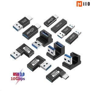 범용 USB 3.0 OTG 유형 C 어댑터 USB C 남성 USB-A 남성 변환기 여성 Macbook Huawei Xiaomi Samsung Ipad 커넥터