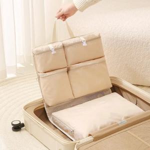 여행용 휴대용 수하물 정리 가방 다기능 속옷 양말 소분 가방 의류 정리 가방 디유 브랜드 체크무늬 천