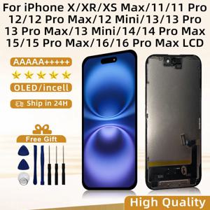 아이폰 X XR XS MAX 11 11 Pro 12Pro 12 LCD 디스플레이 스크린 디지타이저용 Choice OLED, 아이폰 12 Mini 13 14 Pro Max 15 Incell용