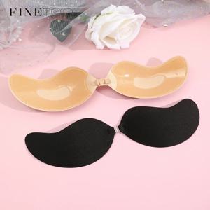 1피스 보이지 않는 스틱온 리프트 브라, 스트랩리스 및 이음매 없는 푸시업 볼록 방지 브라, 여성용 란제리 및 속옷 액세서리