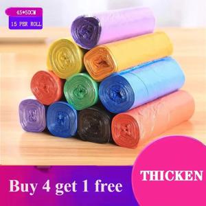 5롤 1팩 가정용 일회용 쓰레기 봉투 주방 보관 쓰레기 봉투 청소용 쓰레기 봉투 비닐봉투