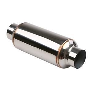 유니버설 2.5인치/3인치 인렛 배기 머플러 파이프 스테인리스 스틸 레조네이터 12인치 길이 딥 사운드 퍼포먼스