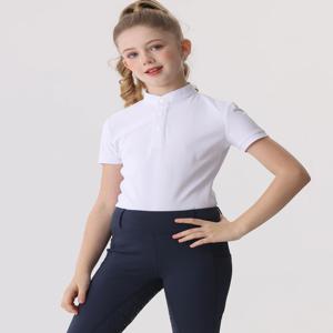 여름 아동용 승마 반팔 티셔츠 아동 승마복 여름 반팔 속건 고탄력