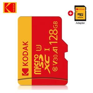코닥 마이크로 SD 카드 Class10 U3 메모리 카드 MicroSD 64GB 128GB 256GB SD/TF 플래시 카드 스마트폰 태블릿 카메라용
