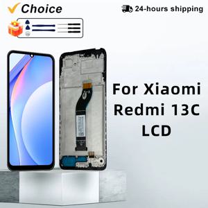 Xiaomi Redmi 13C 디스플레이 화면 터치 디지타이저 교체 부품 Redmi 13C LCD 23100RN82L 23106RN0DA 디스플레이 용 IPS 선택