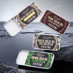 4 개/상자 남성 솔리드 콜로뉴 오래 지속되는 향기 남성 데오도란트 휴대용 여성 꽃 향기 솔리드 밤 젤 라이트 향기