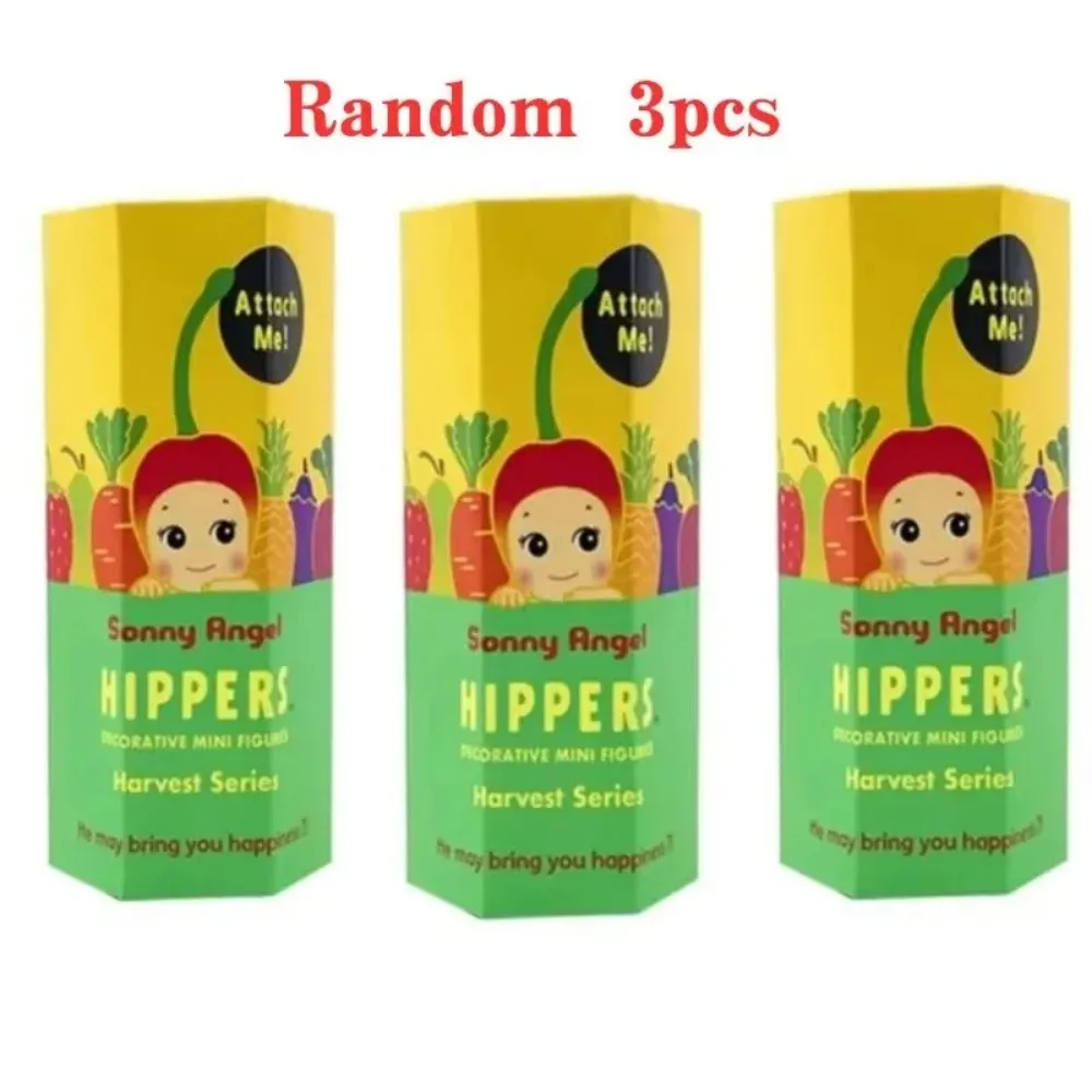 Sonny Angel Blind Box 20 주년 기념 Hippers Back Dreaming 과일 및 야채 시리즈 피규어 모드 인형 키 체인 크리스마스 선물
