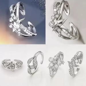 사랑과 Deepspace Xavier Zayne Rafayel Sylus Caleb 결혼 반지 애니메이션 코스프레 조정 가능한 반지 할로윈 파티 의상 소품