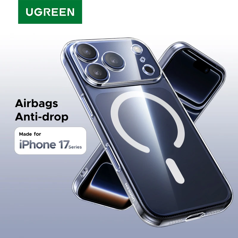 UGREEN 아이폰 17 Pro Max 마그네틱 케이스, 아이폰 17 Pro Max Plus 17pro 마그세이프 TPU 케이스용 충격 방지 커버