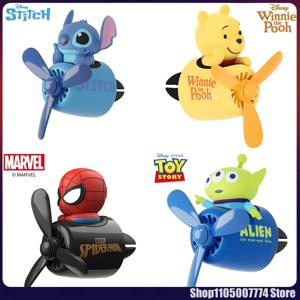 스티치 스파이더맨 외계인 캐릭터 자동차 장착 아로마테라피 에어컨 송풍구 장식 인테리어 장식 만화 장식 자동차 장난감 선물