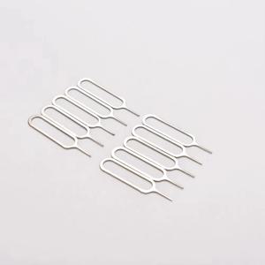 10개/대 Sim 카드 트레이 제거 이젝트 핀 키 도구 아이폰 IPad 삼성용 화웨이용 스테인레스 스틸 바늘