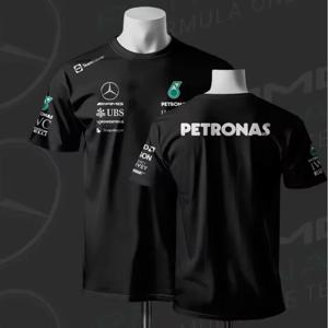 2025 F1 윌리엄스 팀 통기성 라운드넥 티셔츠 카를로스 사인즈 F1 알렉스 알벤 3D 프린팅 아웃도어 캐주얼 트레이닝 탑