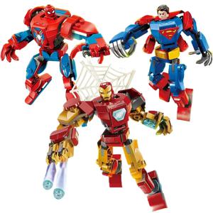 76302 76307 슈퍼히어로 브릭 어벤져스 토르 아이언맨 타노스 조립 호환 액션 피규어 장난감 블록 모델 장식품