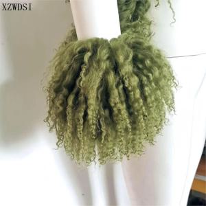 탈부착 가능한 몽골리안 양털 소매 커프스 여성용 고품질 따뜻한 털 커프스