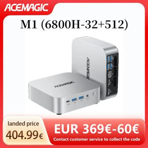 라이젠7 6800H 미니 PC RAM 32GB SSD 512GB 기본 주파수 3.2GHz 터보 주파수 4.7GHz 캐시 WiFi 6+BT5.2 (M.2 2230) ACEMAGIC M1