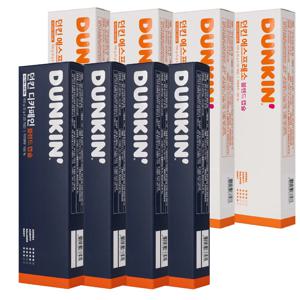 [160캡슐] 네스프레소 호환 던킨 커피캡슐 에스프레소80입+디카페인80입