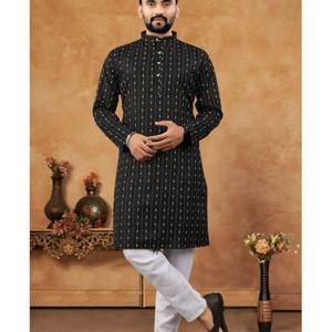 럭셔리 이슬람 아랍 아바야 로브 민족 스타일 프린트 스탠드 칼라 청년 중간 길이 로파 아라베 옴브레 쿠르타 남성용