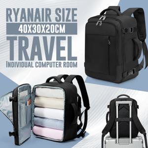 새로운 WizAir Ryanair 40x30x20 여행 배낭 핸드 러기지 캐빈 백 단거리 비즈니스 15.6''남성 여성용 노트북 배낭