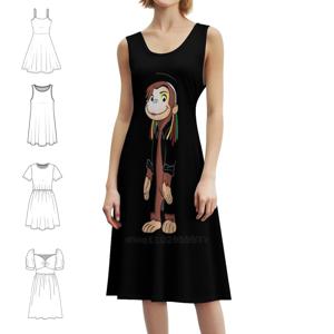 Curious Boy George 여성용 우아한 파티 드레스 A라인 드레스(짧은/긴/소매 없는 옵션 포함) Curious Boy George 드레스