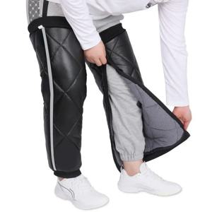 전기 자전거 타기용 따뜻한 플리스 무릎 보호대 가을 및 겨울 특별 페인트 커버 관절 보호 방풍 노인용 다리 보호대